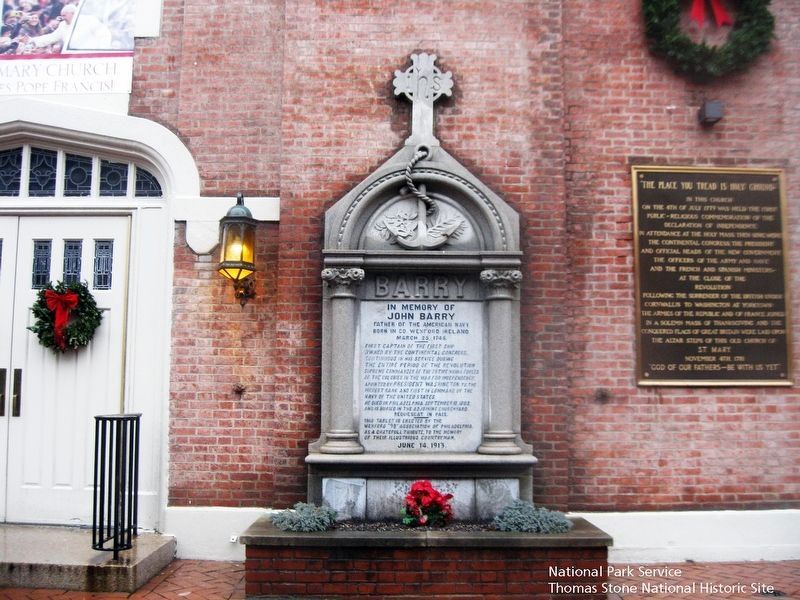 Barry Marker & The Place You Tread is Holy Ground Marker image. Click for full size.