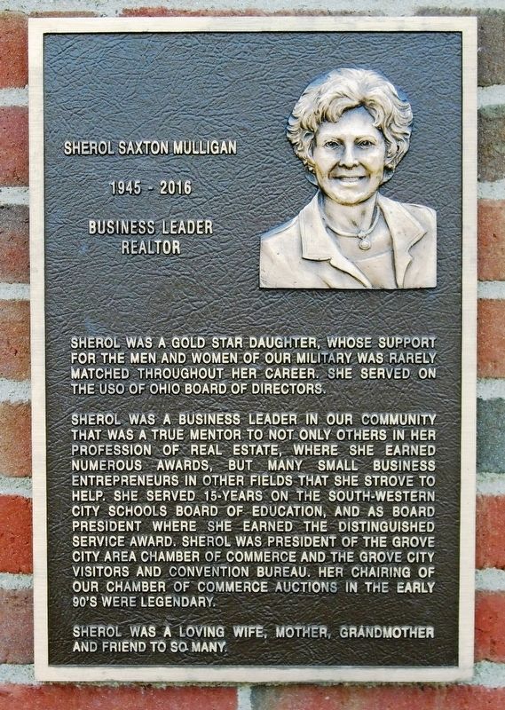 Sherol Saxton Mulligan Marker. Click for full size. Sherol Saxton Mulligan Marker image. Click for full size.