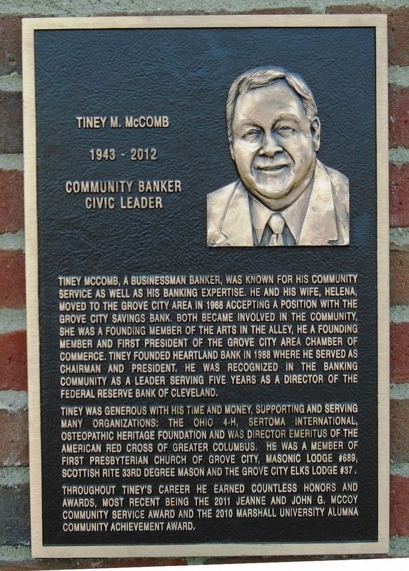 Tiney M. McComb Marker image. Click for full size.
