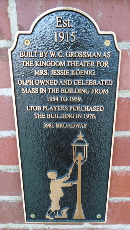 3981 Broadway Marker image. Click for full size.