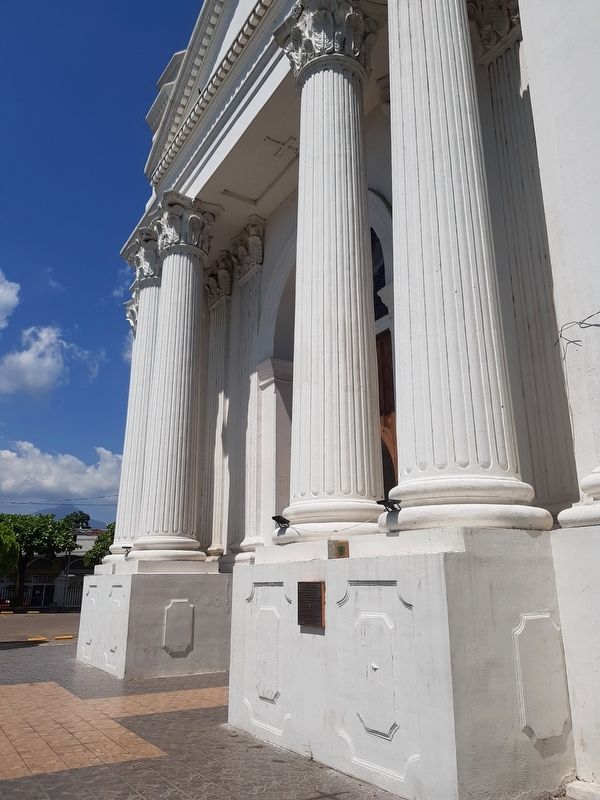 The Cathedral of Sonsonate and the 2001 Earthquakes Marker image. Click for full size.