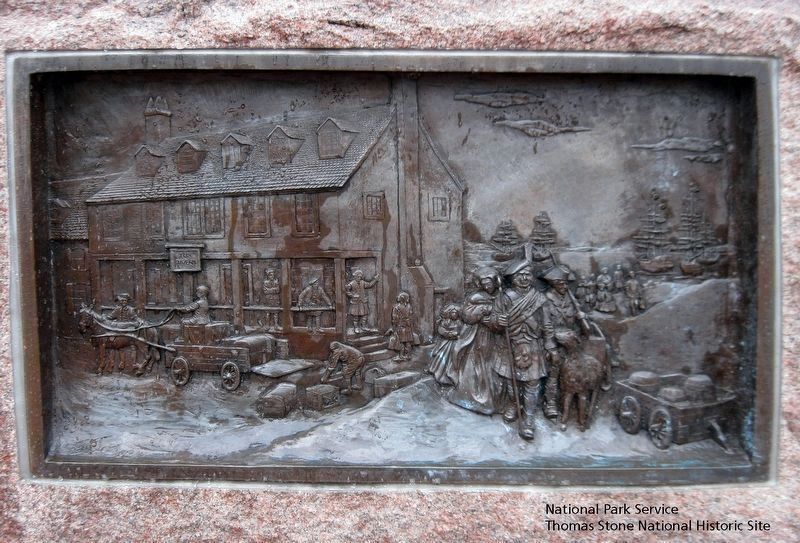 Monument to Scottish Immigrants Marker. Click for full size. Monument to Scottish Immigrants Marker image. Click for full size.