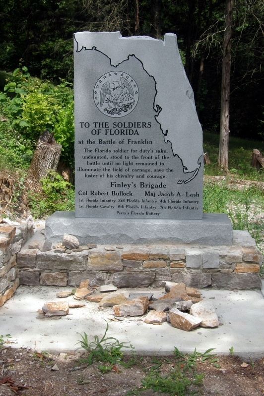 To The Soldiers Of Florida Marker image. Click for full size.
