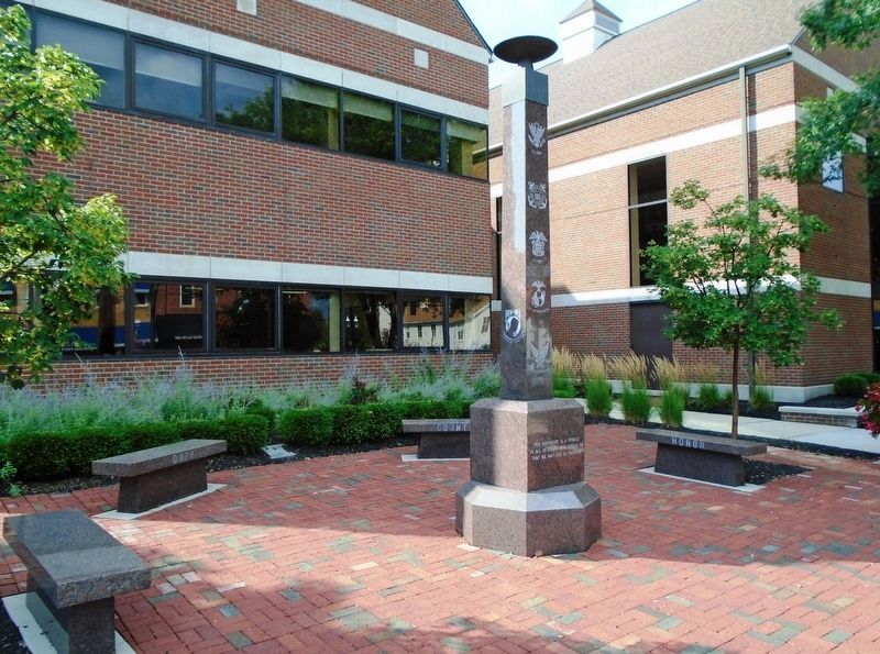 Grove City Veterans Memorial. Click for full size. Grove City Veterans Memorial image. Click for full size.