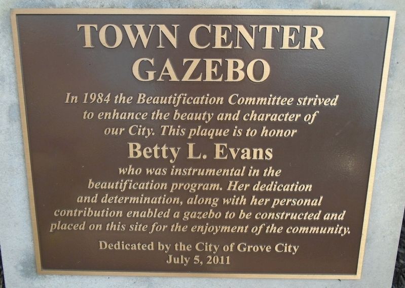 Town Center Gazebo Marker image. Click for full size.