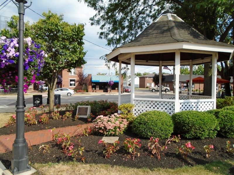 Town Center Gazebo and Marker image. Click for full size.