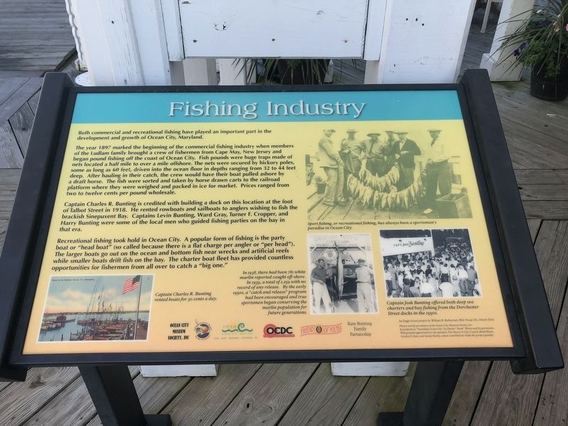 Fishing Industry Marker image. Click for full size.