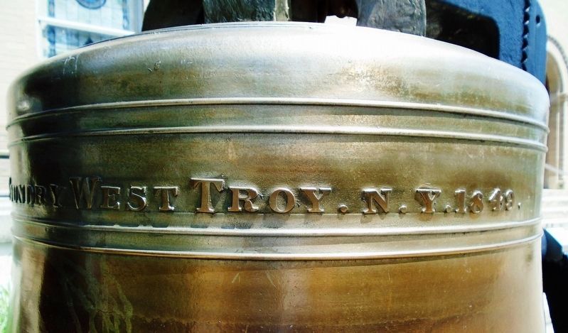The Original Lancaster Methodist's Bell - Detail image. Click for full size.