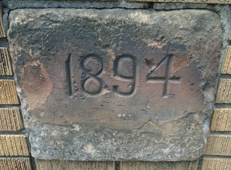Maple Street United Evangelical Chapel Cornerstone image. Click for full size.