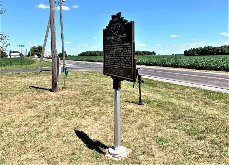 Bridenbaugh District #3 School Marker image. Click for full size.