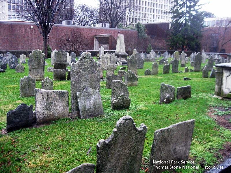 Old St. Paul's Church cemetery. image. Click for full size.