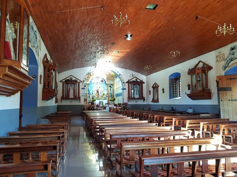 The interior of the Ataco Catholic Church image. Click for full size.