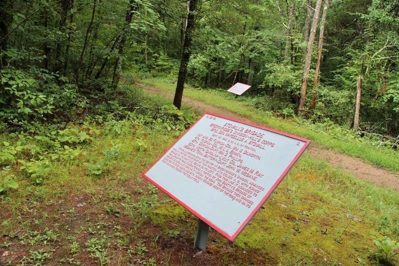 Stovall's Brigade Marker. Click for full size. Stovall's Brigade Marker image. Click for full size.