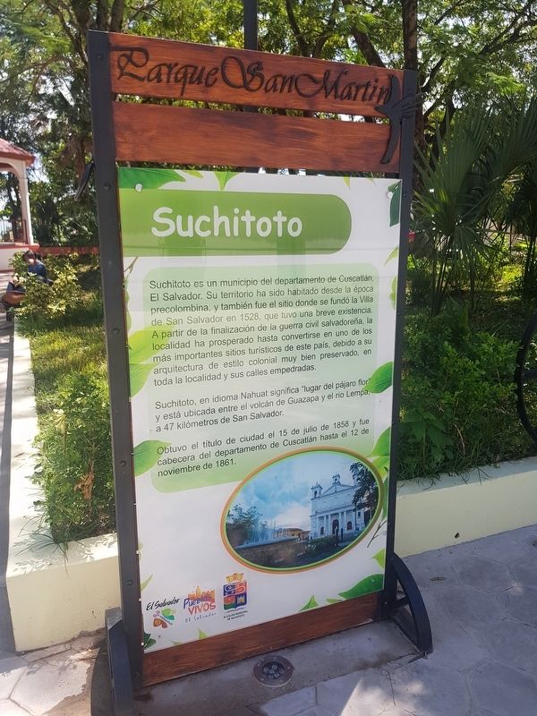 Suchitoto Marker. Click for full size. Suchitoto Marker image. Click for full size.