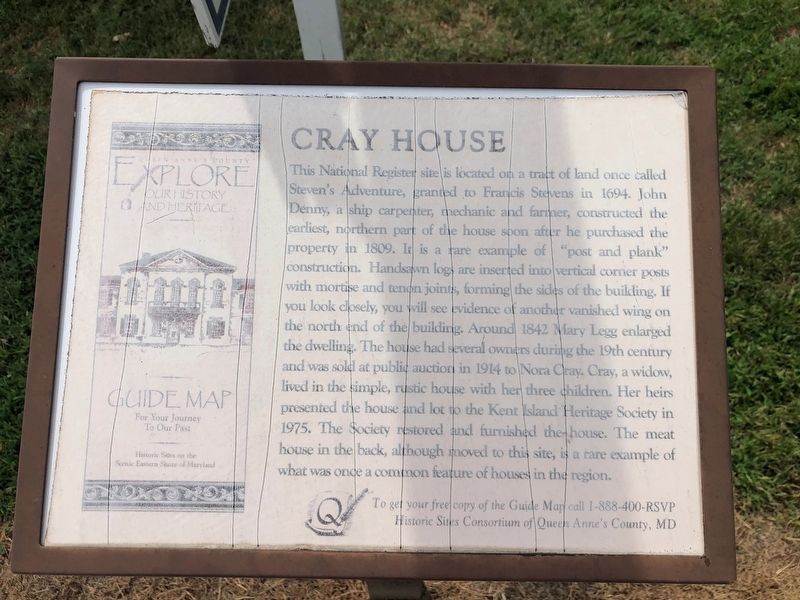 Cray House Marker image. Click for full size.