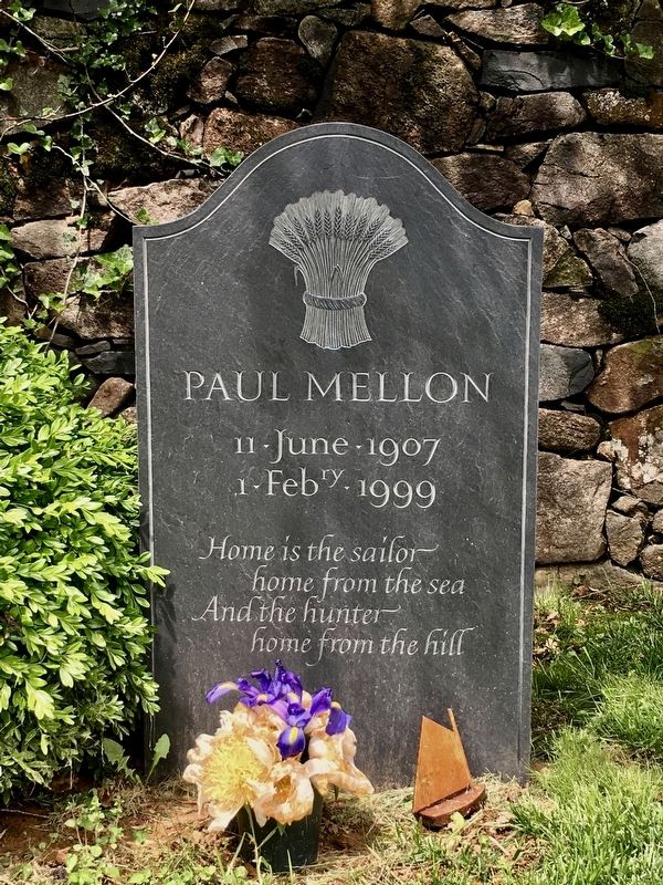 Paul Mellon Gravesite. Click for full size. Paul Mellon Gravesite image. Click for full size.