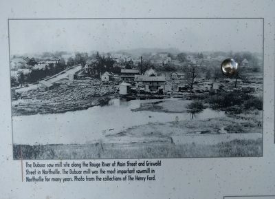 Northville Valve Plant: Henry Ford's Experiment Marker - upper left image image. Click for full size.