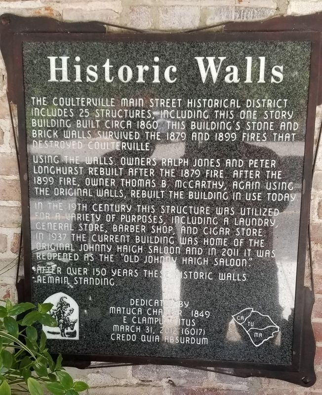 Historic Walls Marker image. Click for full size.