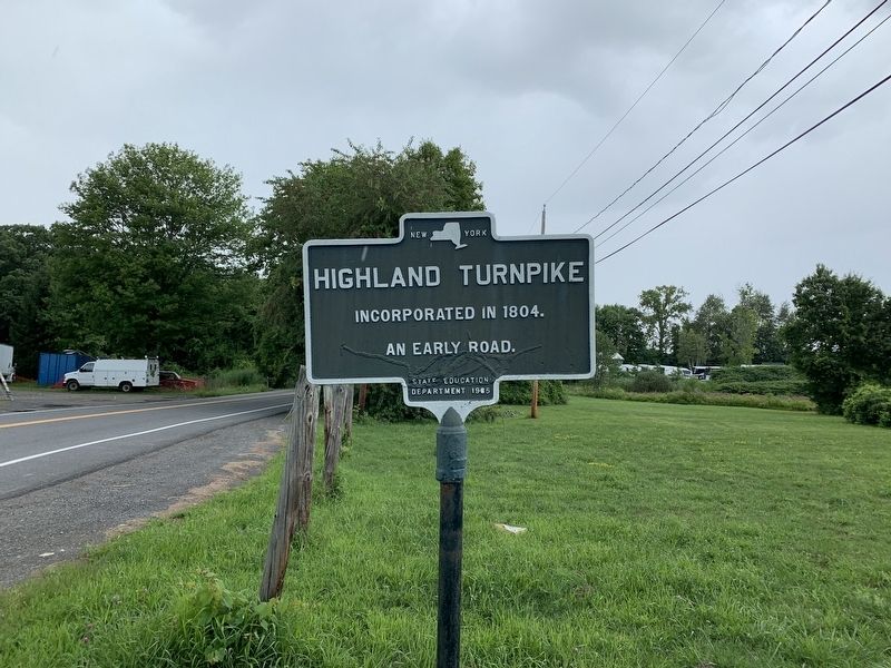 Highland Turnpike Marker image. Click for full size.