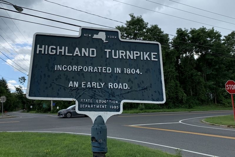 Highland Turnpike Marker image. Click for full size.