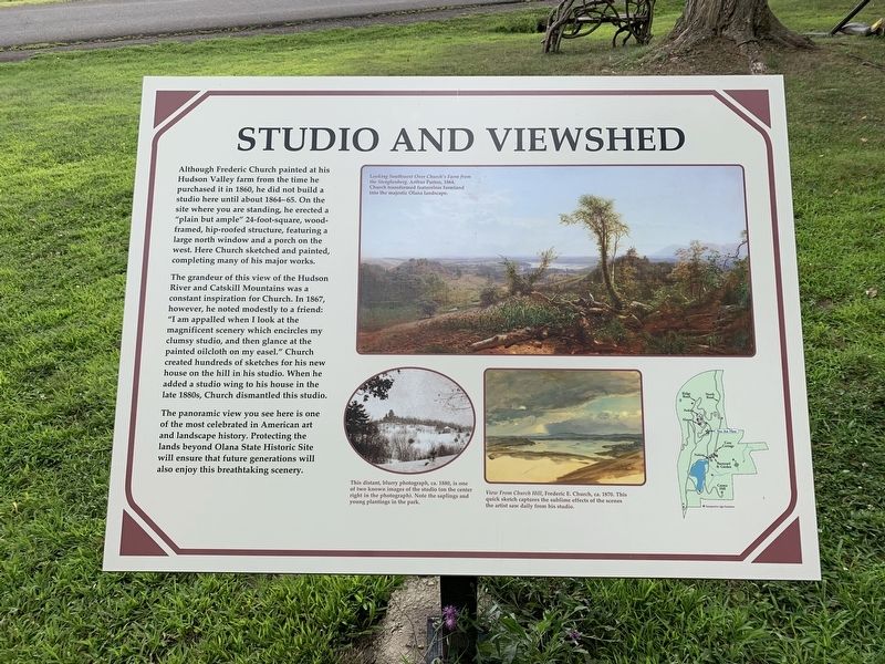 Studio and Viewshed Marker image. Click for full size.