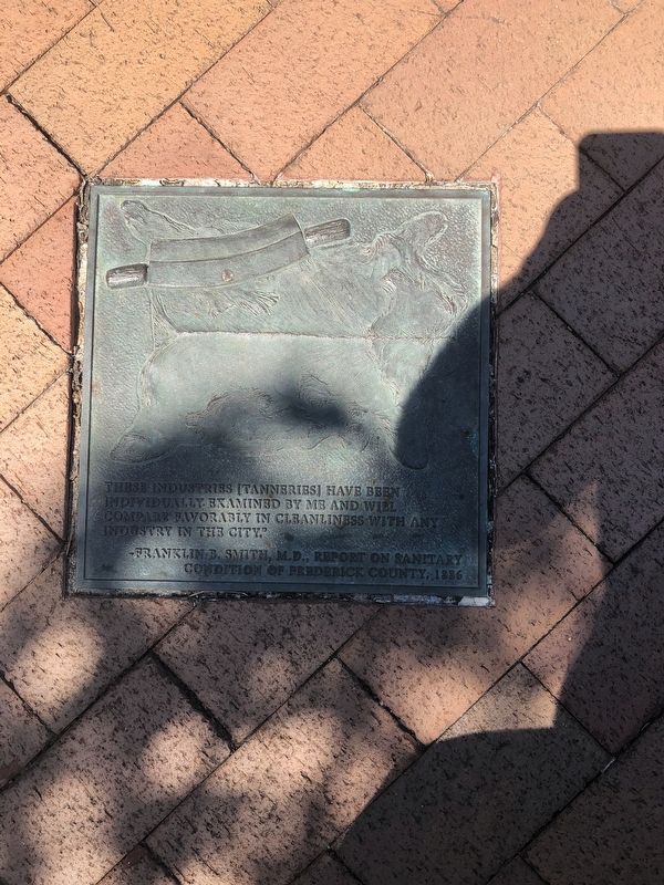 Tanneries Marker. Click for full size. Tanneries Marker image. Click for full size.
