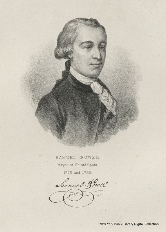 Samuel Powel, Mayor of Philadelphia image. Click for full size.