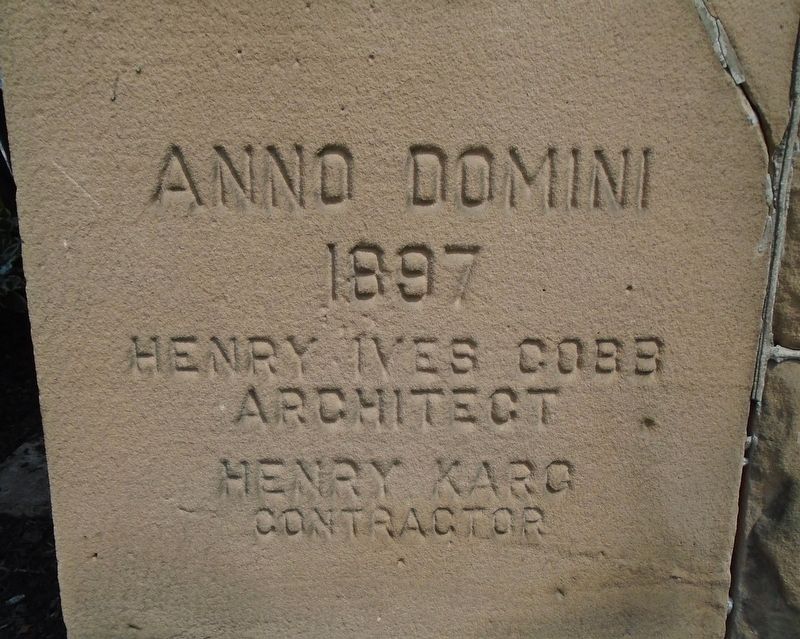 City Hall Cornerstone image. Click for full size.