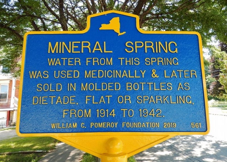 Mineral Spring Marker image. Click for full size.