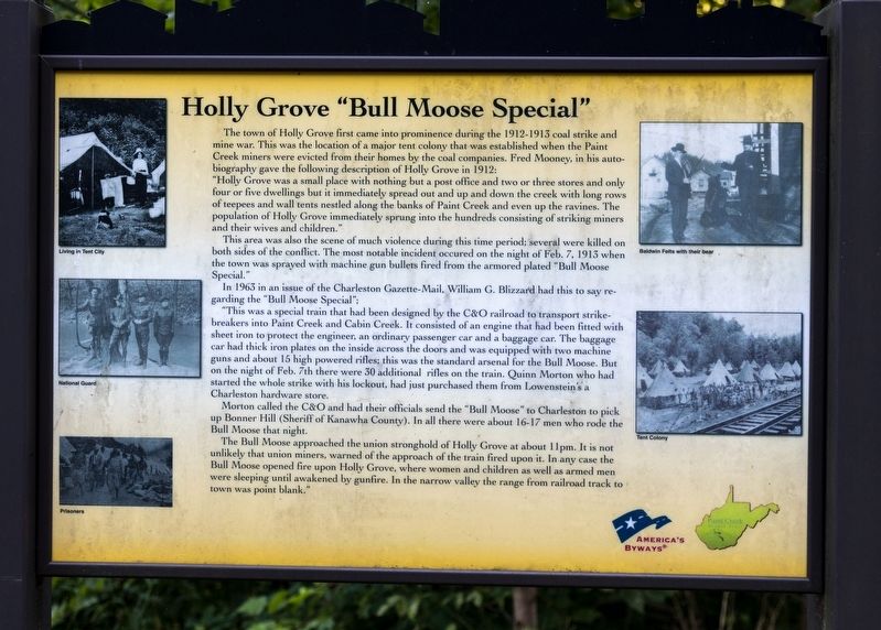Holly Grove “Bull Moose Special” Marker image. Click for full size.