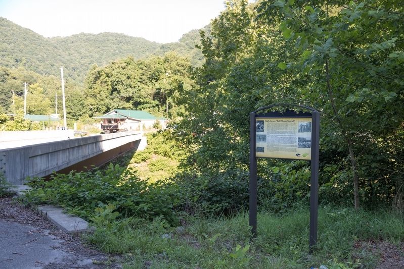 Marker at the Holly Grove Drive Bridge over Paint Creek. Click for full size. Marker at the Holly Grove Drive Bridge over Paint Creek image. Click for full size.