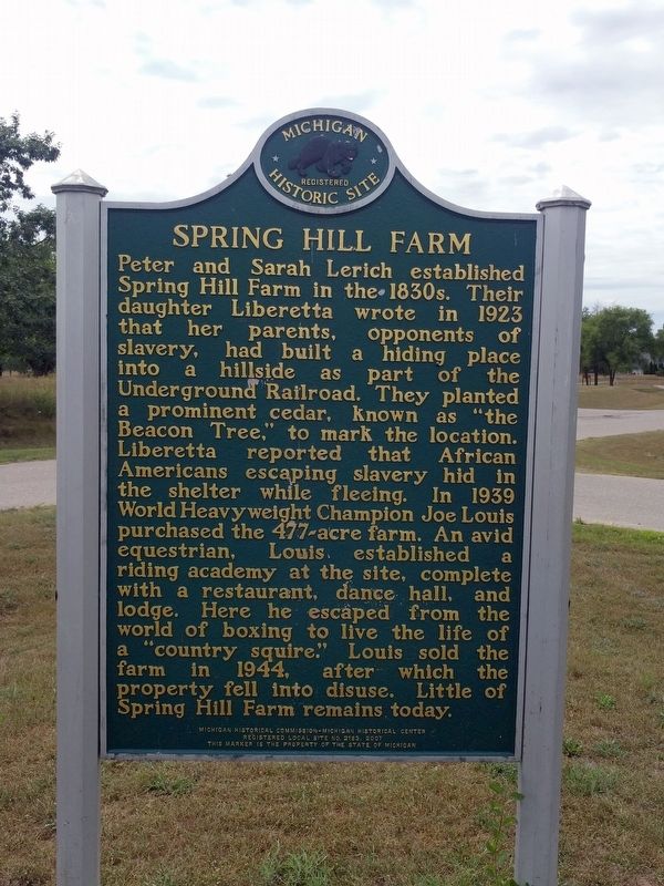 Spring Hill Farm / Utica Nike Base Marker. Click for full size. Spring Hill Farm / Utica Nike Base Marker image. Click for full size.