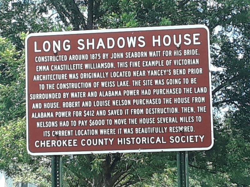 Long Shadows House Marker image. Click for full size.