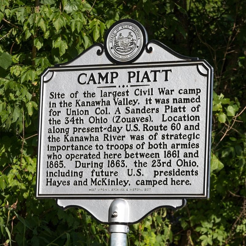 Camp Piatt Marker image. Click for full size.