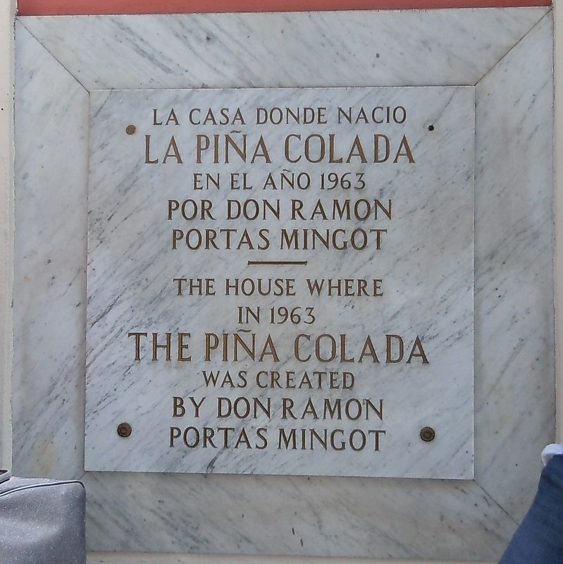 Pia Colada Made Famous Marker image. Click for full size.