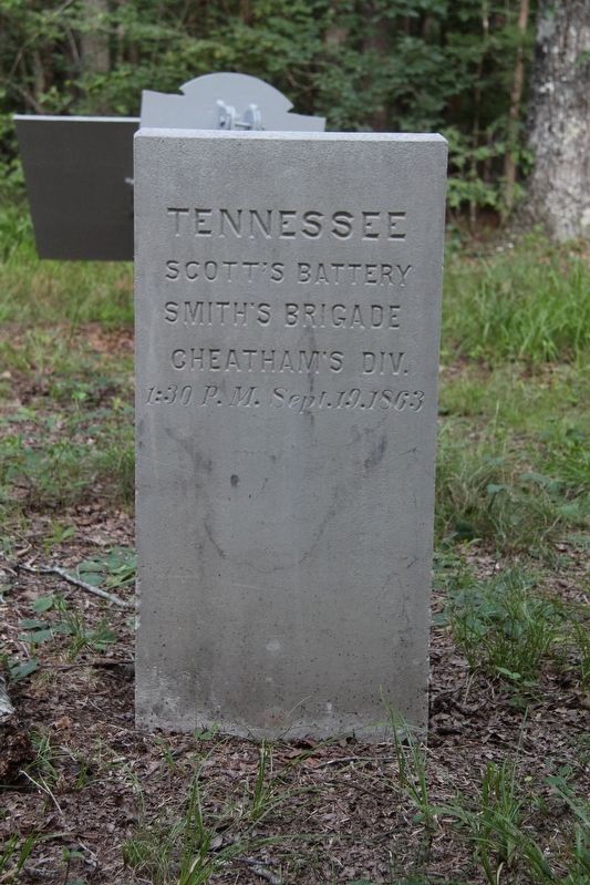 Scott's Tennessee Battery Marker image. Click for full size.