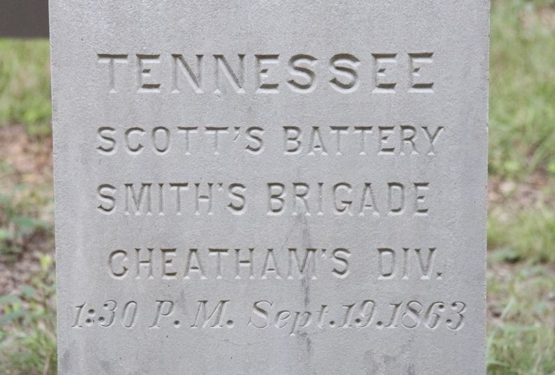 Scott's Tennessee Battery Marker image. Click for full size.