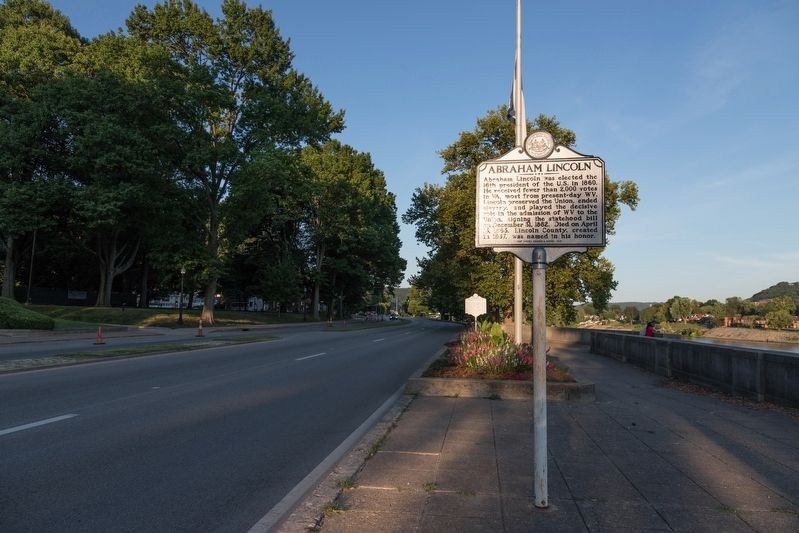 Abraham Lincoln Marker. Click for full size. Abraham Lincoln Marker image. Click for full size.