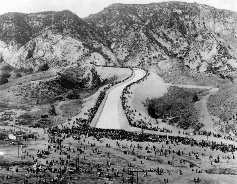 Aqueduct Dedication in 1913 image. Click for full size.