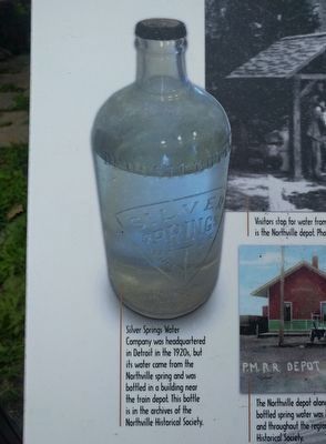 Roadside Refreshment: at Northville's Silver Spring Well - lower extreme far left image image. Click for full size.