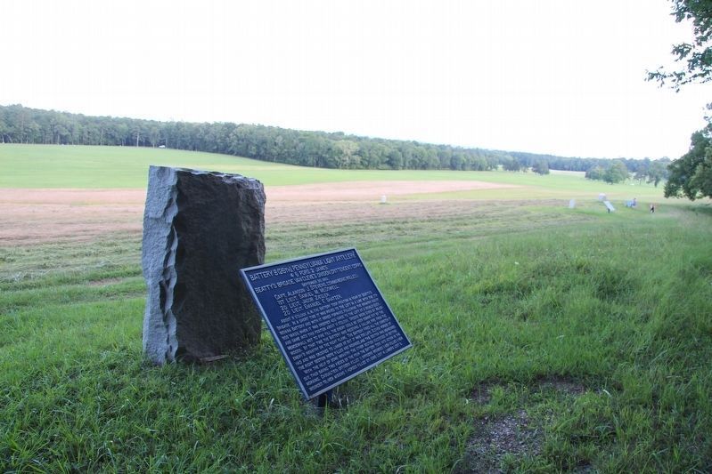 Battery B, 26th Pennsylvania Marker. Click for full size. Battery B, 26th Pennsylvania Marker image. Click for full size.