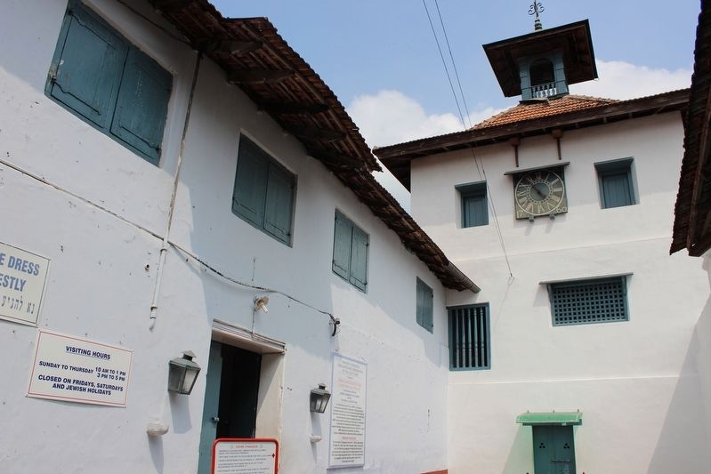 Paradesi Synagogue and Marker. Click for full size. Paradesi Synagogue and Marker image. Click for full size.