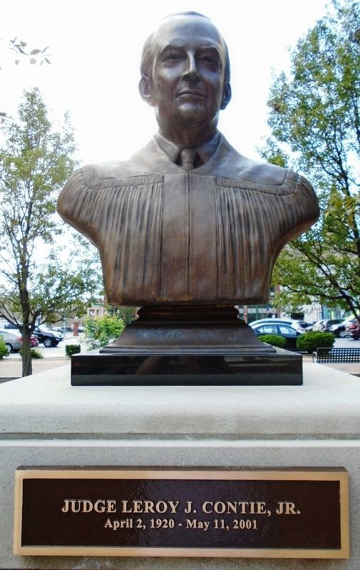 Judge Leroy J. Contie, Jr. Bust image. Click for full size.