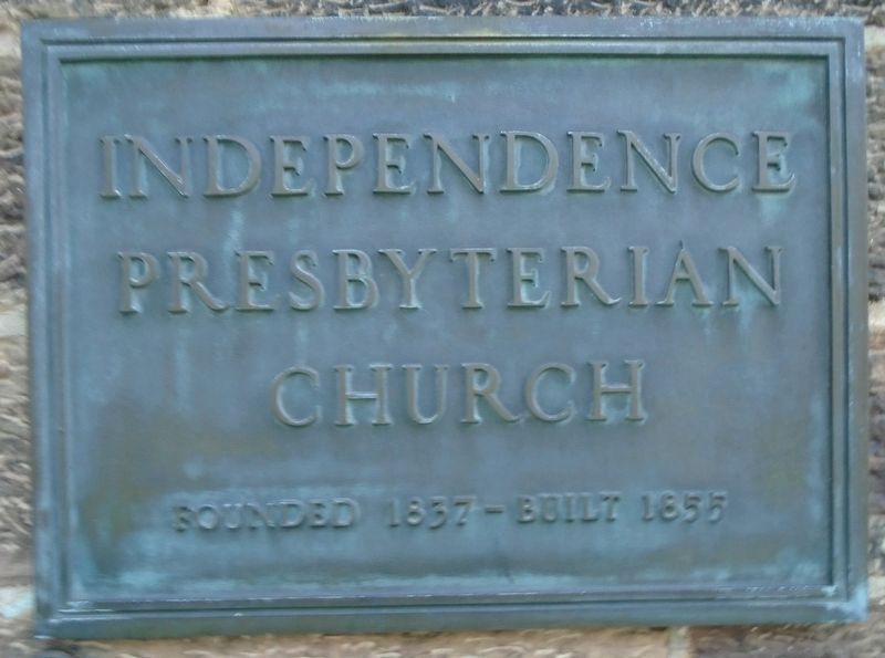 Independence Presbyterian Church Marker image. Click for full size.