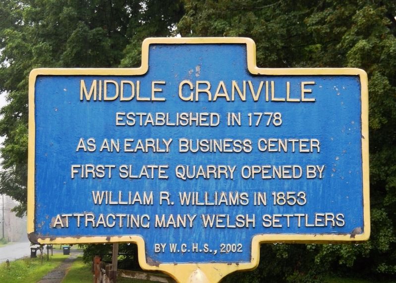 Middle Granville Marker image. Click for full size.
