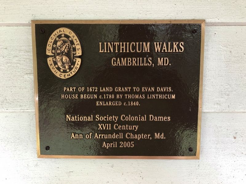 Linthicum Walks Marker image. Click for full size.