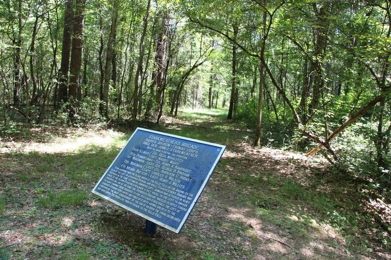 Starkweather's Brigade Marker. Click for full size. Starkweather's Brigade Marker image. Click for full size.