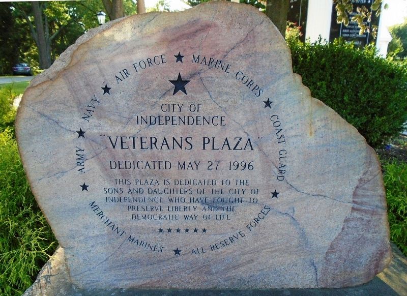 "Veterans Plaza" Marker image. Click for full size.