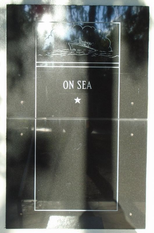 "Veterans Plaza" On Sea Marker image. Click for full size.