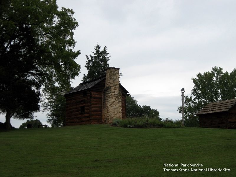 Kitchen Cabin and Smokehouse exteriors. image. Click for full size.